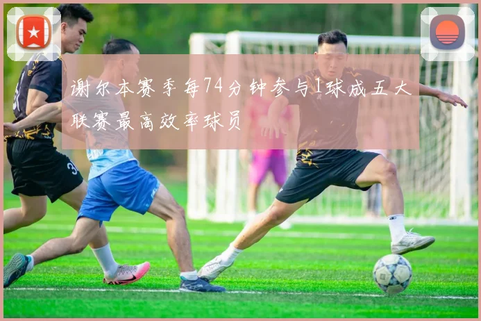 谢尔本赛季每74分钟参与1球成五大联赛最高效率球员